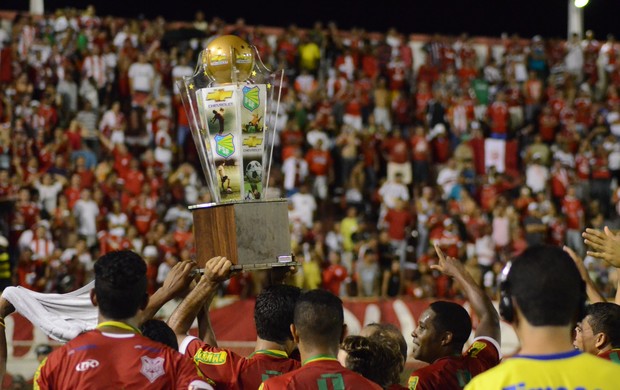 Sergipe derrotou o River e foi campe�o estadual (Foto: Felipe Martins/GLOBOESPORTE.COM)